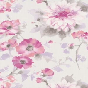 Papel de Parede flores rosa 10051-05