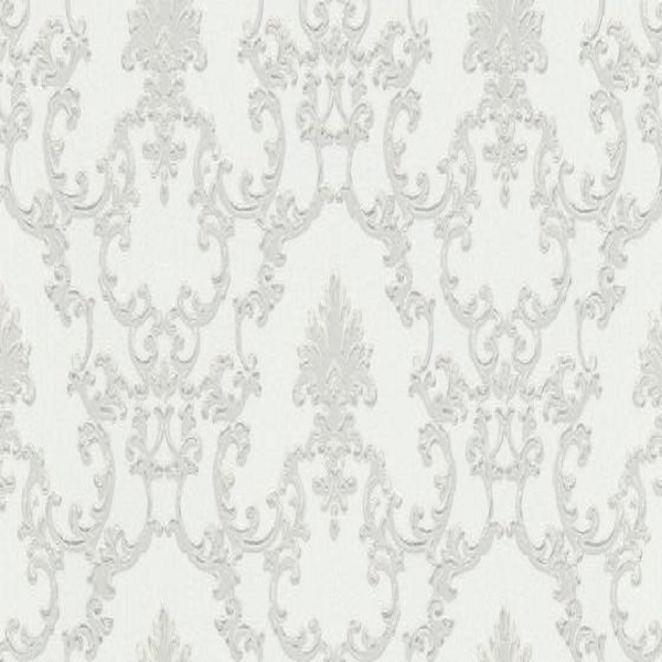 Papel de parede arabesco branco 6376-01