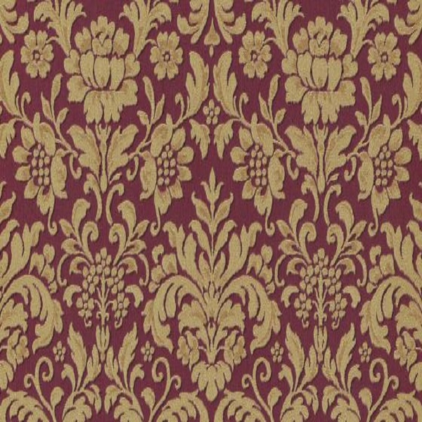 Papel de parede arabesco dourado vermelho 6378-06