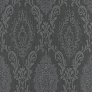 Papel de parede arabesco preto 10030-15