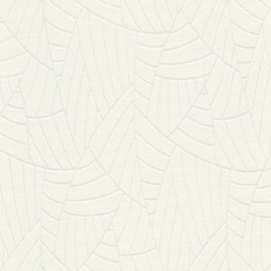 Papel de parede folhas palmeira branco 5427-01