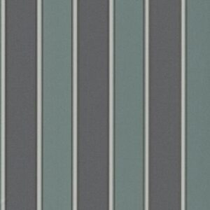 Papel de parede listrado verde preto 6377-18